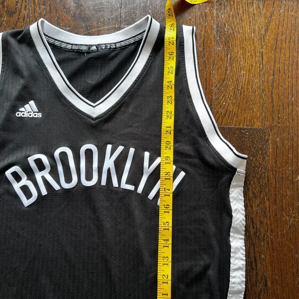 Adidas Brooklyn Nets Swingman Jersey Mens S Black Blank NBA Basketball Stitched